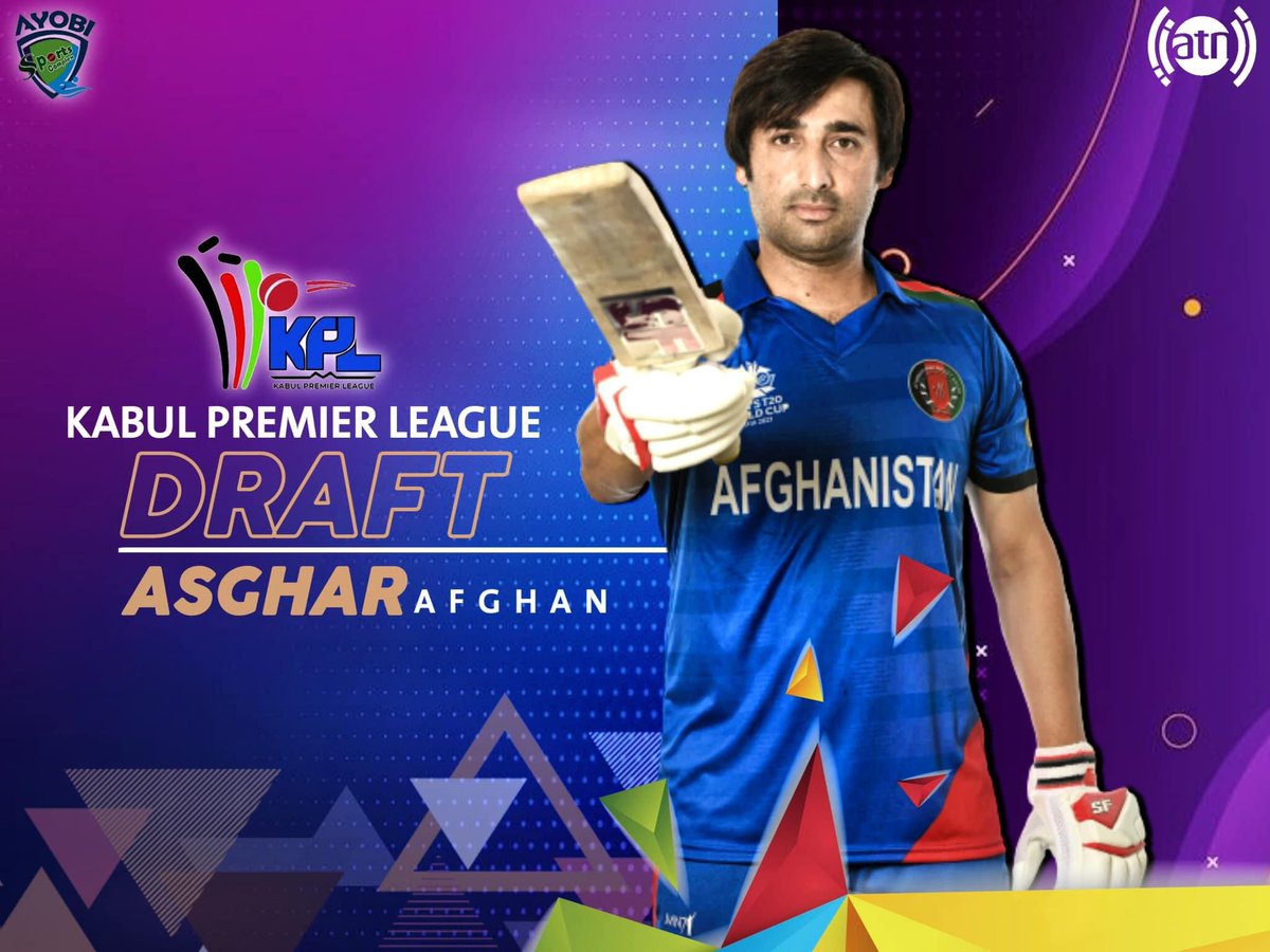 KPLT20_'s tweet photo. The hard-hitting Afghanistan International Asghar Afghan has signed up for the #KabulPremierLeague player’s draft. 

The #KPL is getting excited and bigger as many Afghan superstars will be participating in the second edition of #KPL2024 

@ArianaTVN 

#ATN #ArianaTelevision https://t.co/NNkdkoqEc2