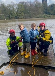 In line with #BeWaterAware Green watch recently completed water rescue training at Lymm Damm and engaged with the public regarding water safety to raise awareness about the risk of accidental drowning and provide safety advice ahead of the warmer months when incidents increase.