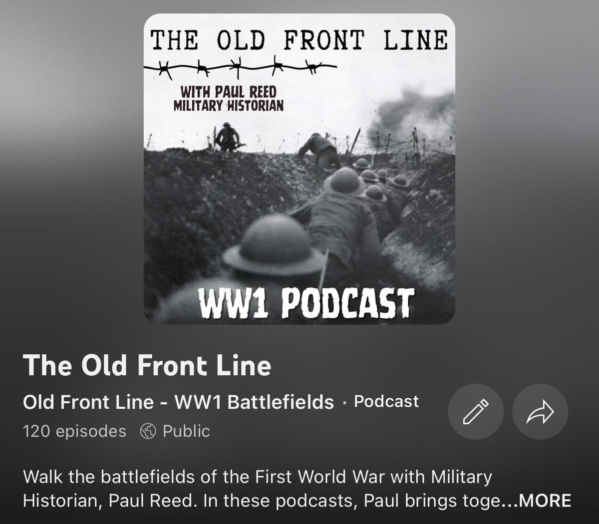 The @OldFrontLinePod is now also available on @YouTube and @youtubemusic - even more choices to listen! youtube.com/playlist?list=…