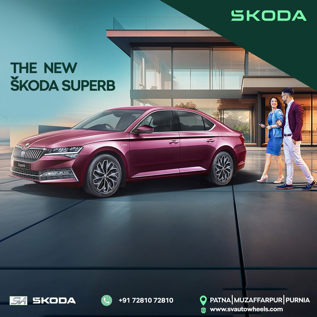 The New Škoda Superb
Drive Better, Live Better

Book your test drive today.
For more info,
Come visit us or contact us: 7281072810

Plot No 204, Survey No 203, Bailey Rd, Saguna More, Patna, Bihar 801503

#SVASkoda #skodadealer #skodalovers #SkodaIndia #SkodaSuperb