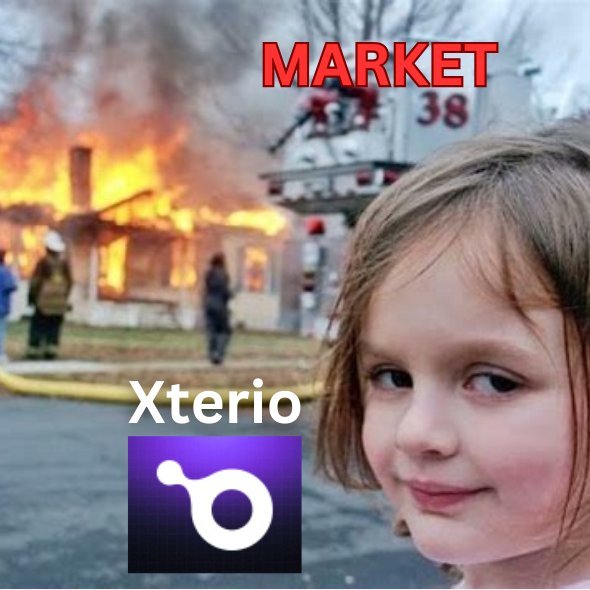 Even though the market is on fire, keep calm and farm $XTER 🤣🤣