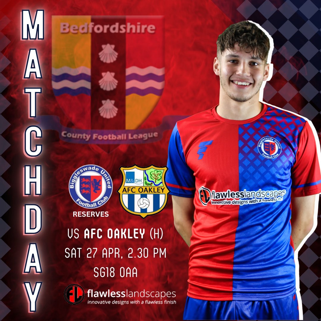 🔴 MATCHDAY 🔵 This afternoon we host an in-form @afc_oakley as we take the field for the final time this season. Get down to the Verdant and support the lads as we close out a great season with our young core. KO 14:30, Verdant Stadium, SG18 0AA. #BUFC #OneClub