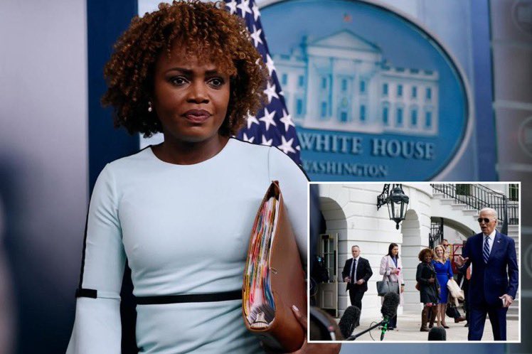 ‘The Binder’ says she’s staying ~ ~ Inside the failed White House coup plan to oust Biden press secretary Karine Jean-Pierre trib.al/qCYrFNo