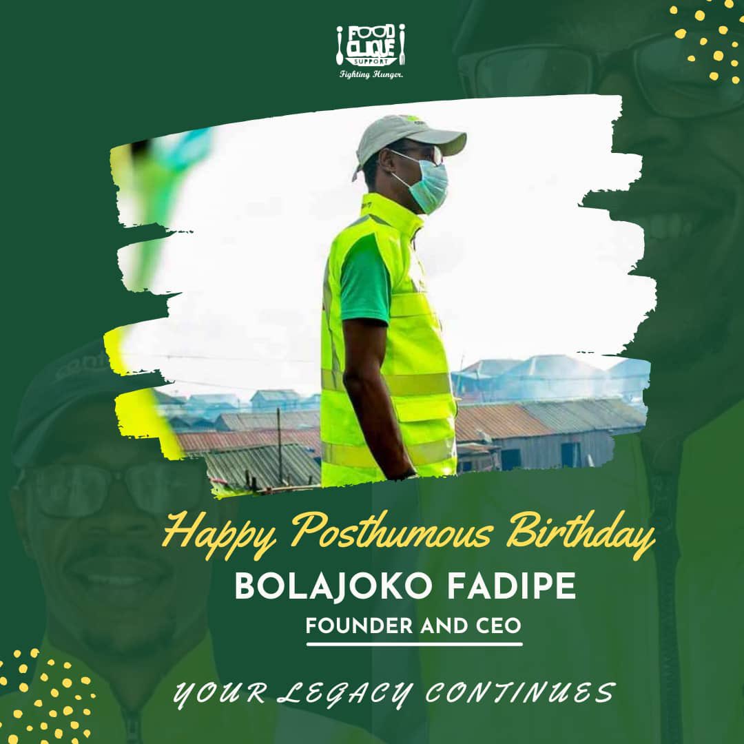 Happy posthumous birthday to our founder and a super hero . The lives that you’ve touched are the testaments that you lived for your purpose and stayed true to them. Thank you for laying the foundation and legacy that generations will remember in many years to come.