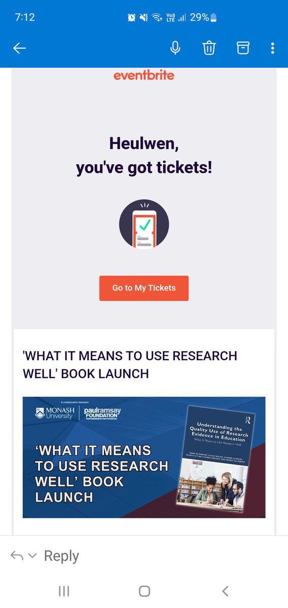 Book launch... What it means to use research well. Meeting free week so I'm taking advantage and going to listen and learn. #teacherlife gadding about, lol 😆 😂 🤣