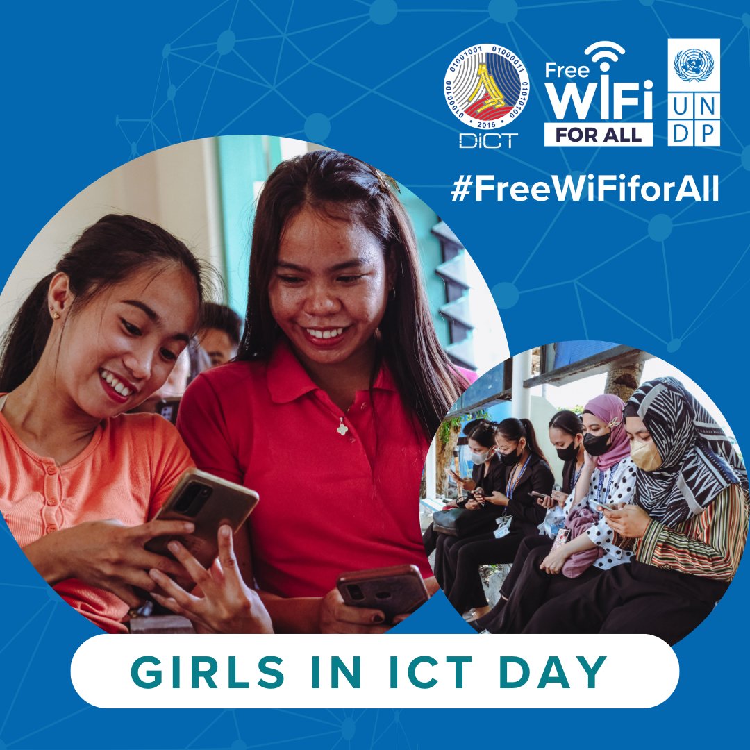 To ensure the inclusive participation of women and girls in ICT, highlighting female role modes is crucial. The @UNDPPH CoRe FW4A project with @DICTgovph nurtures future female leaders by enabling #FreeWififorAll in 220 HEIs nationwide 🇵🇭👩🏻‍💻