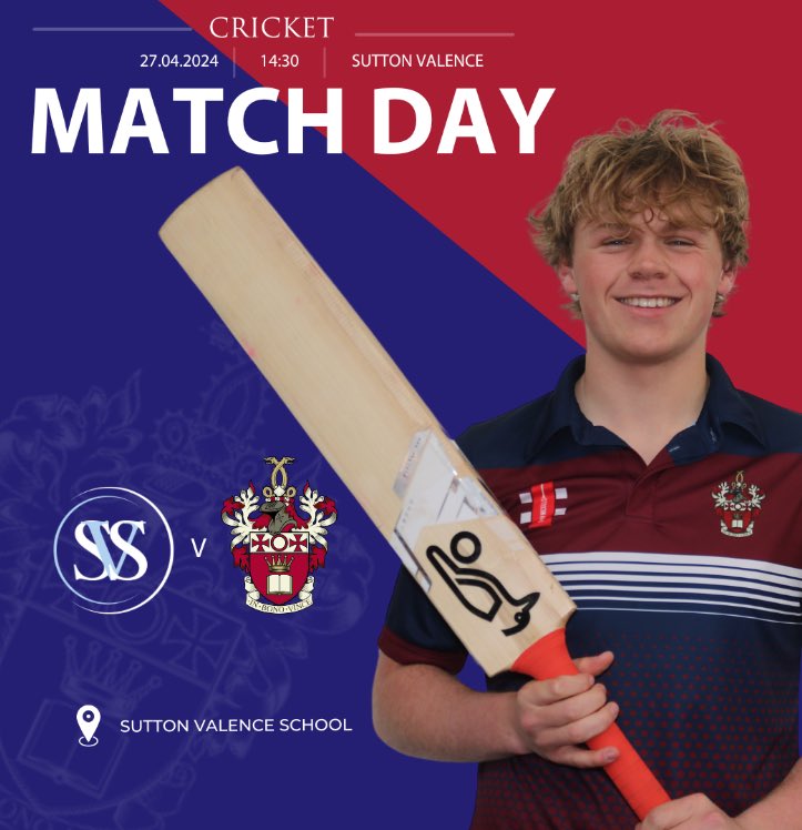 Good luck this afternoon to the 1st XI who travel to @SVS_Sport as part of a five match 🏏 block this afternoon. Fingers crossed the weather holds!