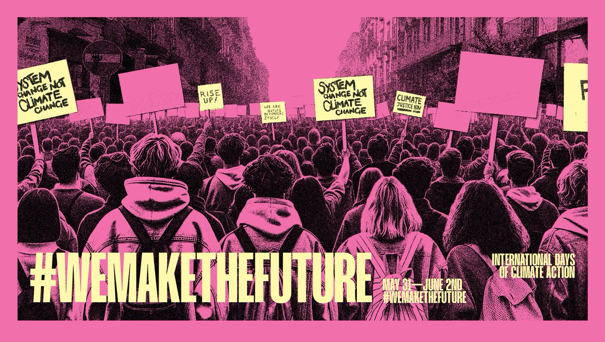 MTEnough's tweet image. Europe, save the date!
From 31 May to 2 June we mobilise in 10+ countries for climate and social justice all around the EU 🇪🇺

🔥 The stakes are high in the upcoming European Elections on 6-9 June. Together #WeMakeTheFuture! 🗳

🔗 Join us! linktr.ee/wemakethefutur…