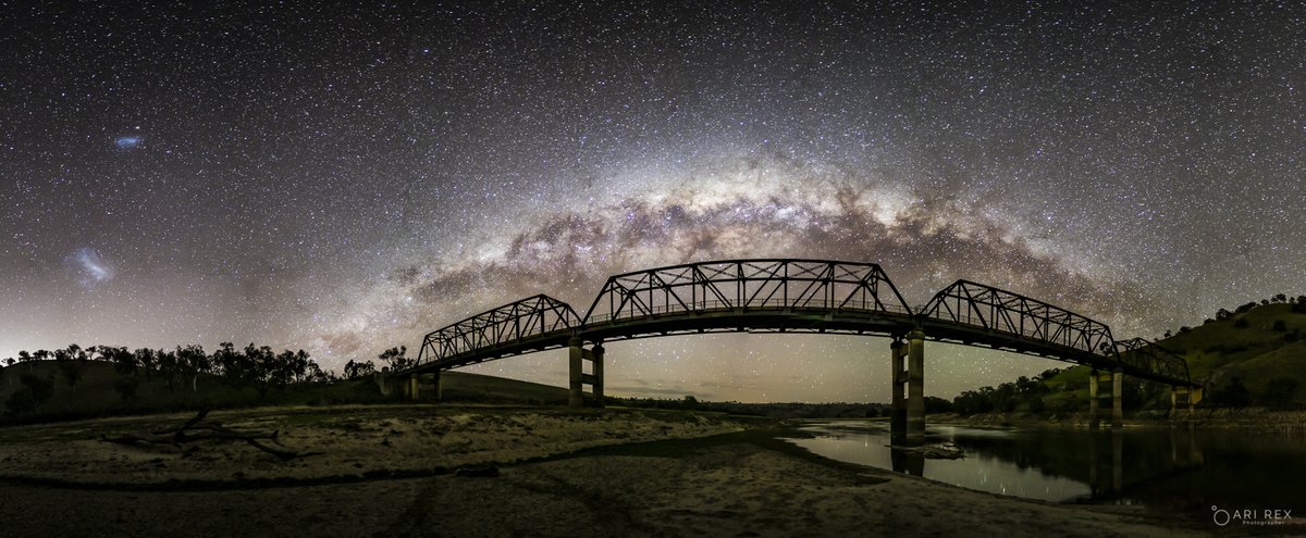 The perfect alignment of the #MilkyWay with the bridge. Several elements must align to capture such a photo. While many apps assist in star photography, they often overlook the optimal Milky Way shooting times, which, in my preference, lie within the no-go 'Red zone' times.