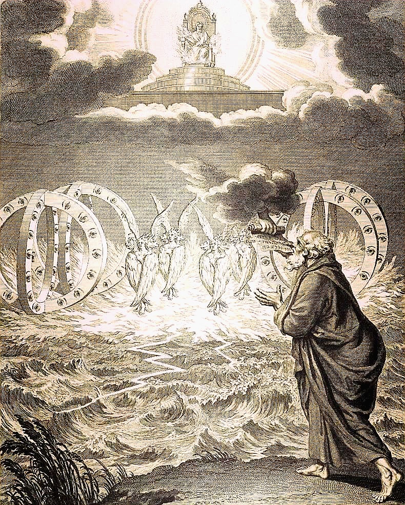 Ezekiel’s Vision of God, Bernard Picart, 1761