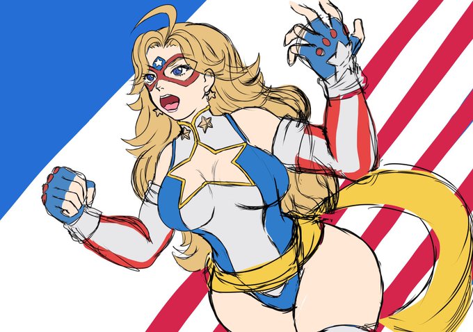 ケッコー前に初めて描いた仮面アメリカ再掲。
今度のKA合同誌に良い絵お出しできるよう頑張りたいッッッ 