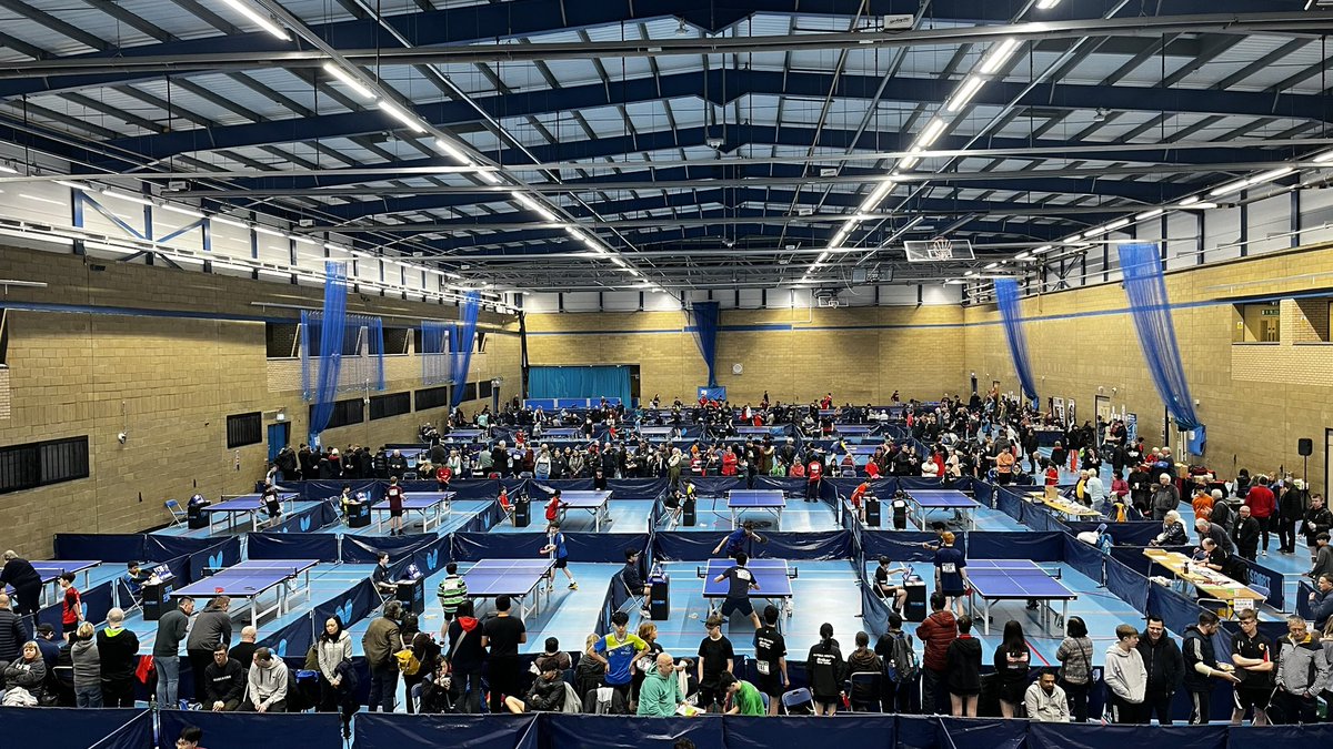 We are at the Butterfly Schools Championships this weekend - 335 competitors over the weekend, with 800 matches taking place today! Come along and visit us at the trade stand🏓🏓🏓