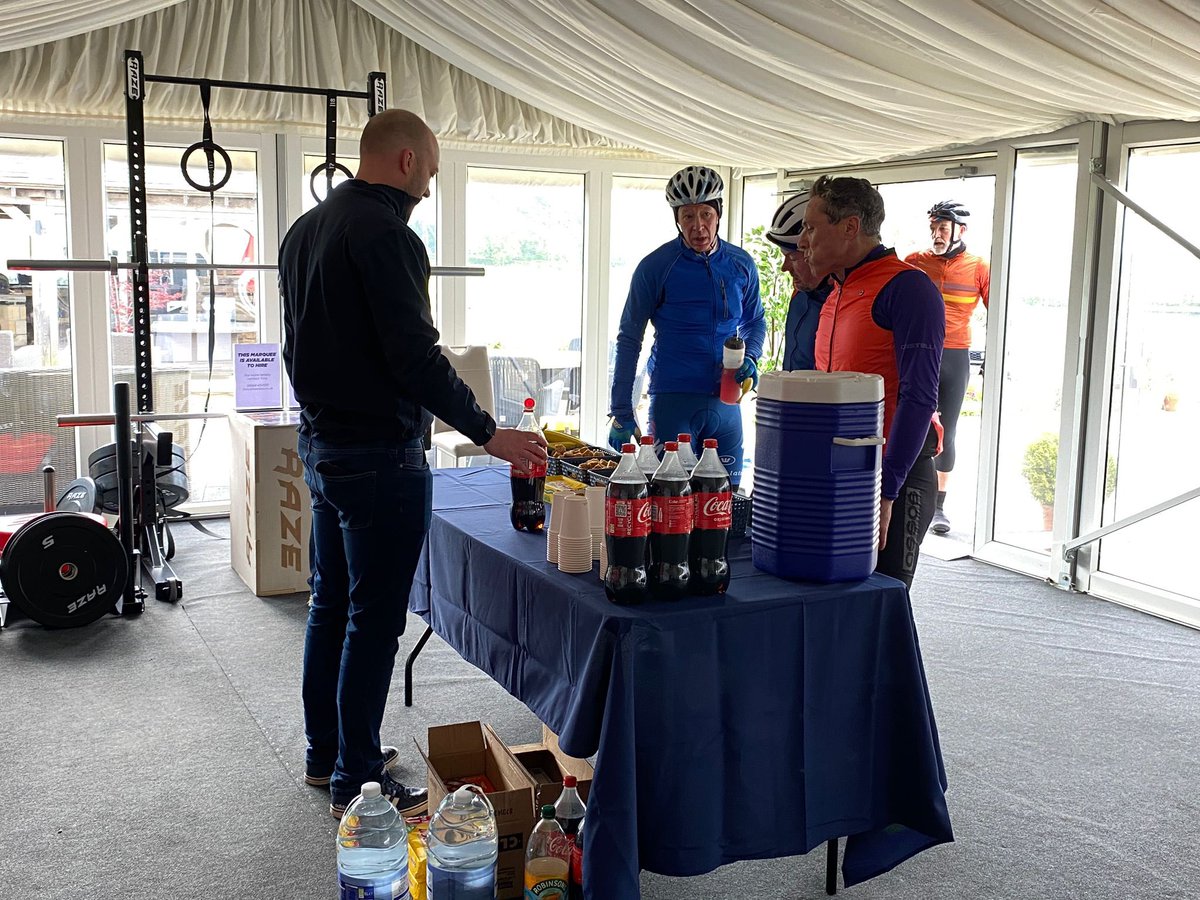 Great to welcome riders to the Centre for refuelling during the Sigma Sports CiCLE Classic Sportif over 50km and 100km routes today! 🚴💪🏼💫 #getbusybiking @sigmasports