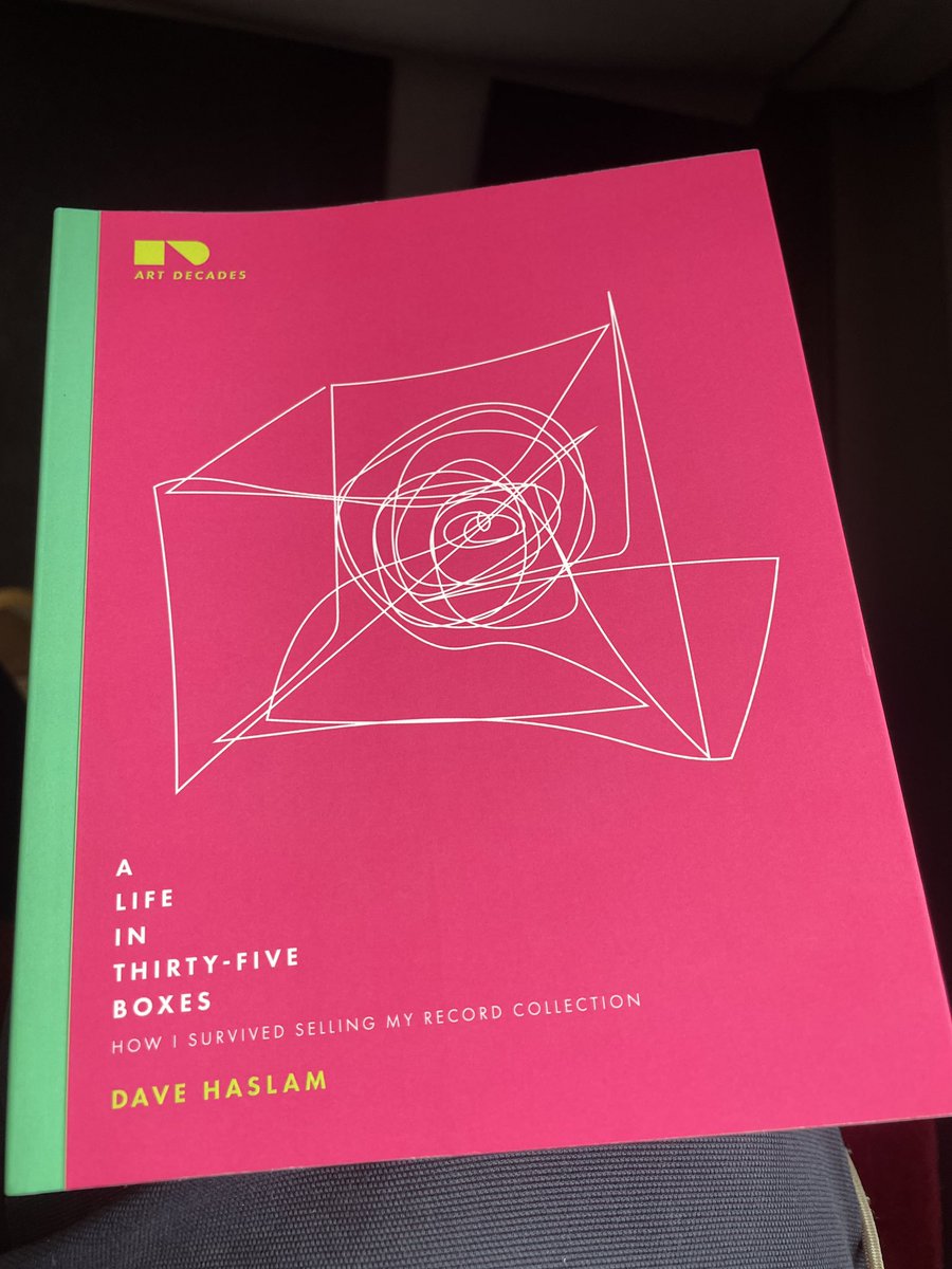 Really enjoyed this by @Mr_Dave_Haslam A thoughtful and gently questioning look at why some bits of plastic mean so much to nerds like me (and non-nerds). His reasons to sell make so much sense. Therefore, I won’t be selling my collection. #vinylnerds #hoarder