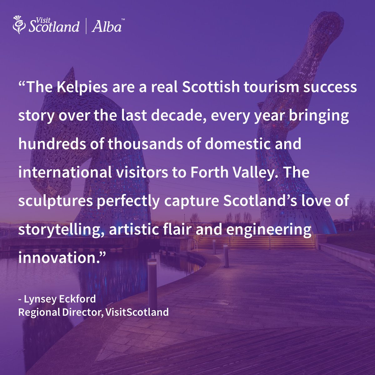 A very happy 10th anniversary to the #TheKelpies who mark the milestone with a special celebration today!