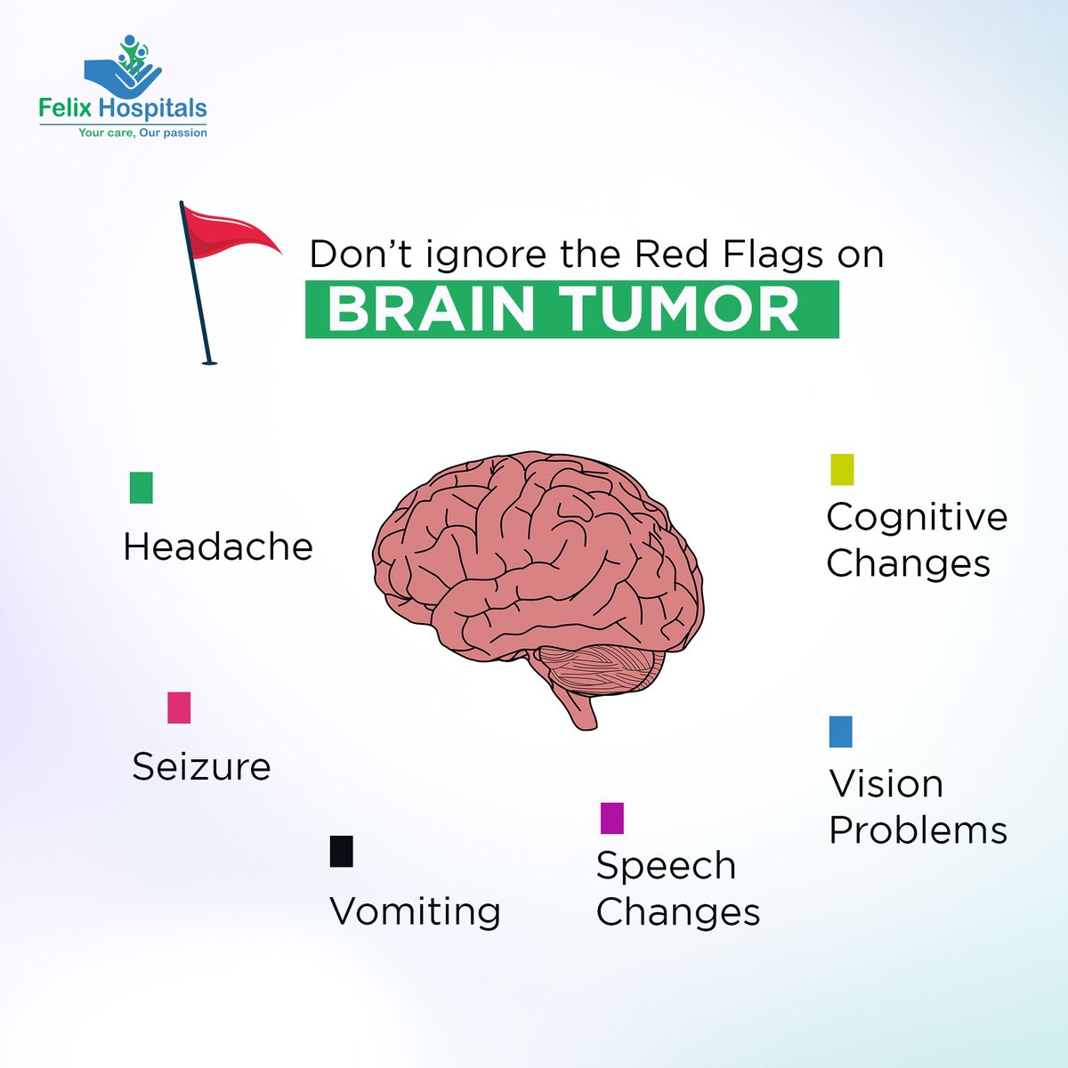 If you have persistent headaches that get worse, especially in the morning, or if they come with nausea and vomiting, it's important to see a doctor right away.

#braintumor #brain #brainhealth #braintumourawareness #braintumorsurvivor #besthospitalinnoida #hospitalnear #Noida