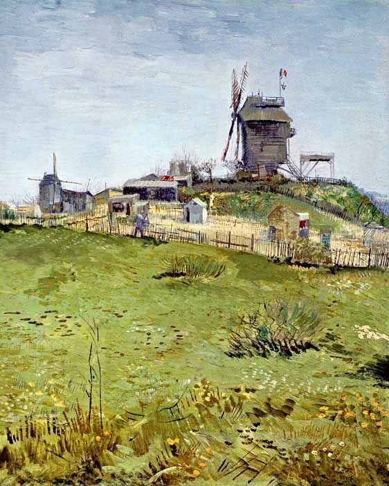 Vincent van Gogh 
Los molinos de Montmartre