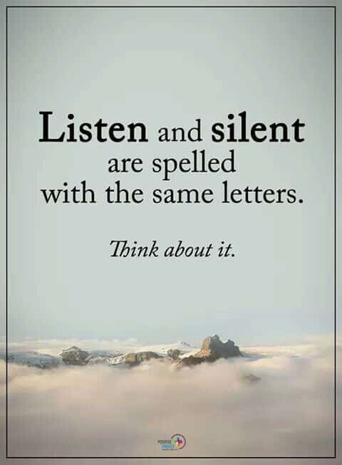 Listen and Silent... #quoteoftheday #quotesaboutlife #quotestoliveby #TamannaahBhatia #TwitterX