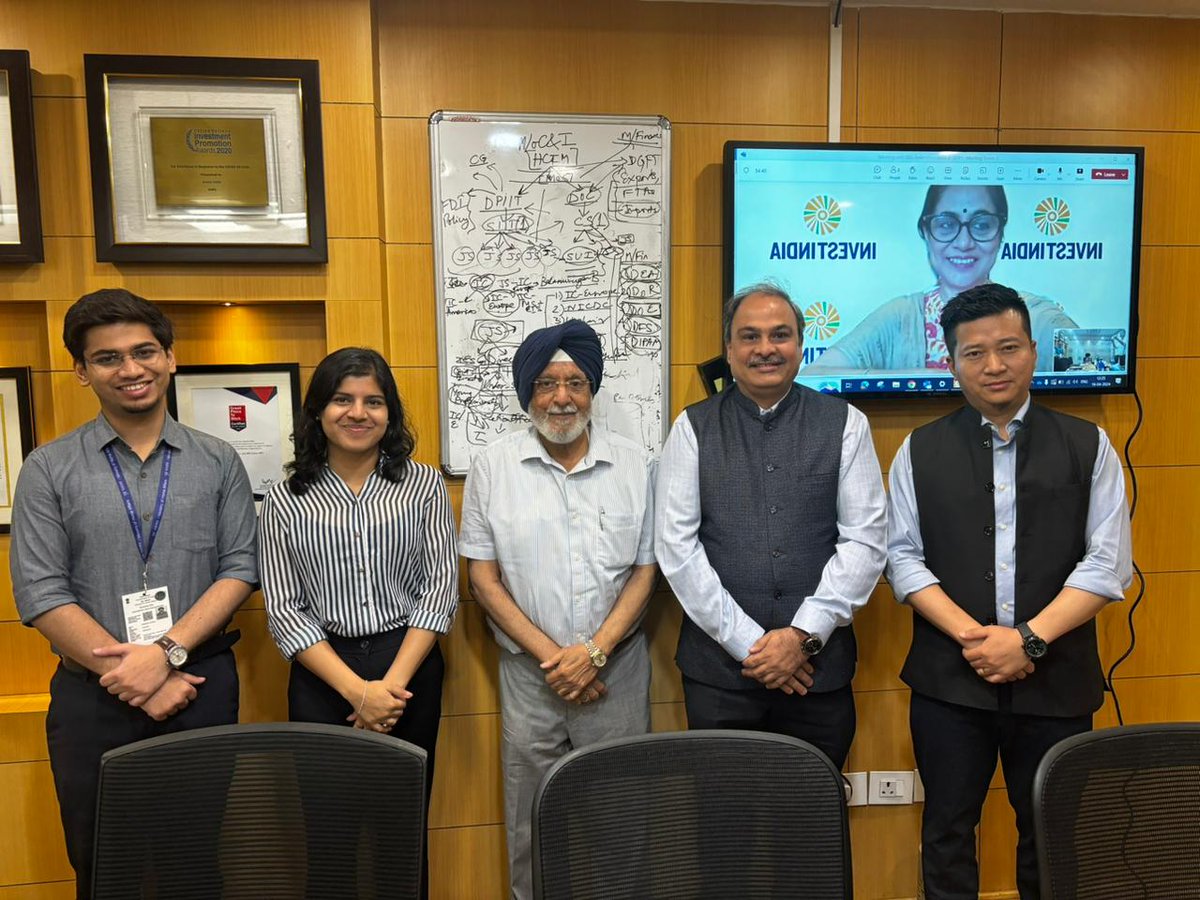 EBG_India's tweet photo. EBG meet Invest India
Solidifying connection as State Partner to explore opportunities with the 8 NorthEasternStates - Assam, Meghalaya, Arunachal Pradesh, Nagaland, Manipur, Mizoram, Sikkim, Tripura.
Focused towards innovation &amp; growth in the heart of India's ‘new growth engine’ https://t.co/jEgYxbNySH