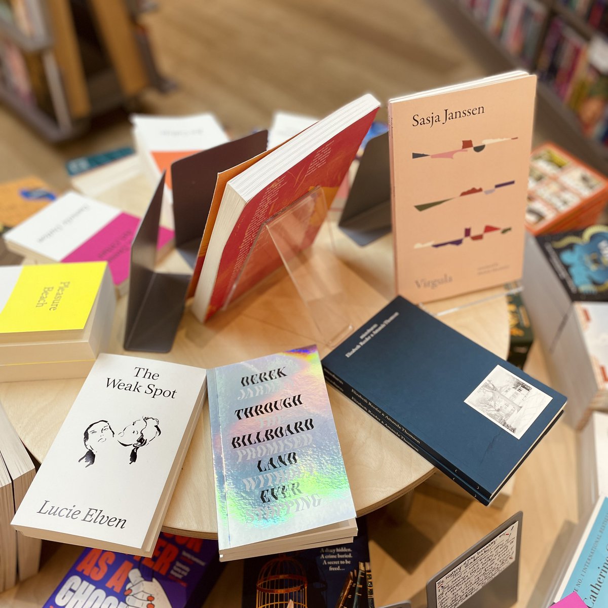 If you’ve visited the shop recently you may have noticed our indie publisher spotlight! In April we gave the floor to @prototypepubs, a publisher of fiction, poetry, anthologies & interdisciplinary projects with an emphasis on producing unique and beautiful books. 💫