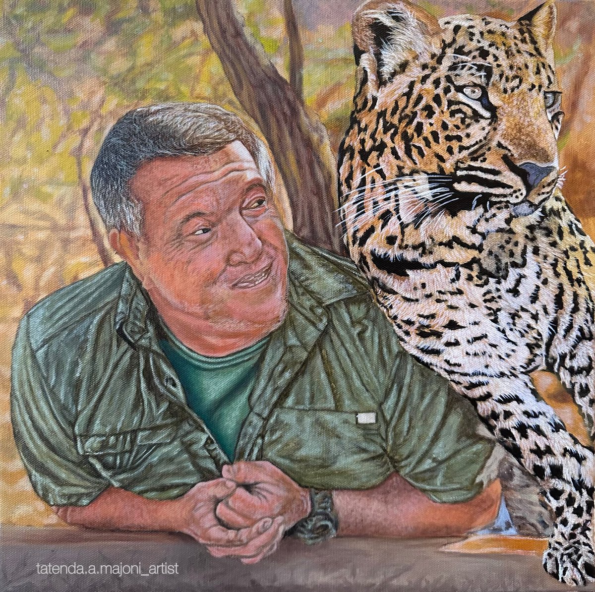 A special gift for a loved one ready for shipping to its new home…

🎨• Oil on canvas 
🇩🇪• Germany 
✍🏽• 2024 

#art #artist #artsy #artgallery #artgalleries #artoftheday #artlovers  #wildlife #wildlifeartist #portrait #painting #oiloncanvas #bristol #bristoluk #uk #ukartist