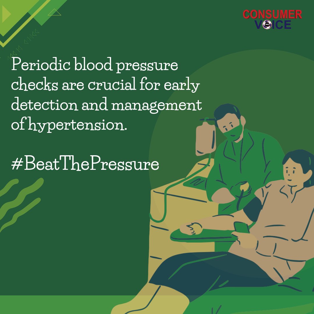 Despite the prevalence of hypertension, many individuals are unaware of their hypertensive status, putting them at risk for serious health complications. Monitor your blood pressure periodically to protect yourself from hypertension. #BeatThePressure