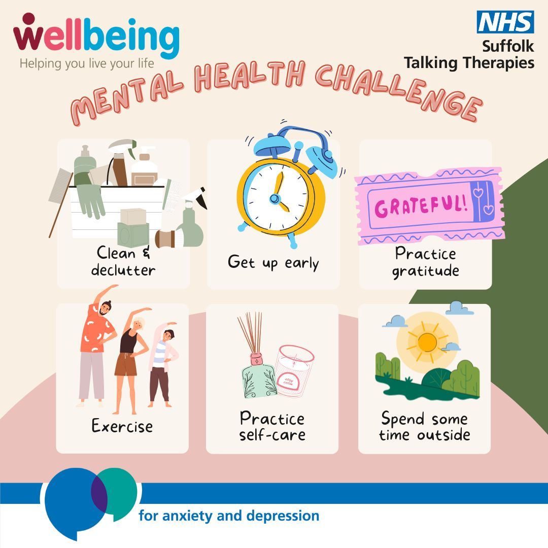 Why not take part in a quick mental health challenge this weekend!? Here are a few quick and simple self-care activities you can do to get that feel good feeling & improve your mental health🌼 #selfcare #mentalhealth #mentalhealthmatters #wellbeing