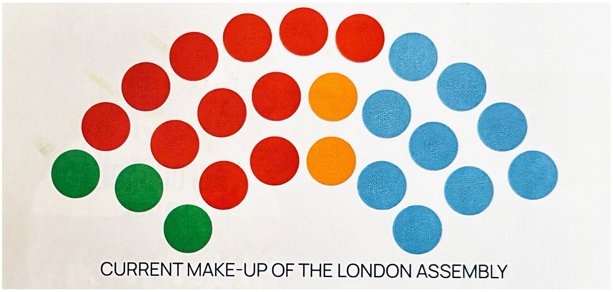 The elections this Thursday aren't a referendum on the national government. This is a vote for the Mayor of London and 25 Assembly Members to check the Mayor does a good job for us. So let's have a few more green dots here!