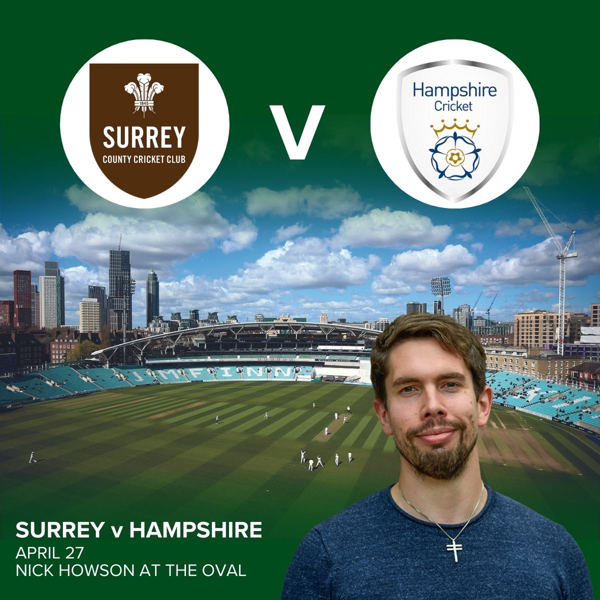 @huwzat 🚊 @NickHowson swaps Kidderminster for Kennington today... You can read Nick's report from yesterday right here ➡️ thecricketer.com/Topics/county-…