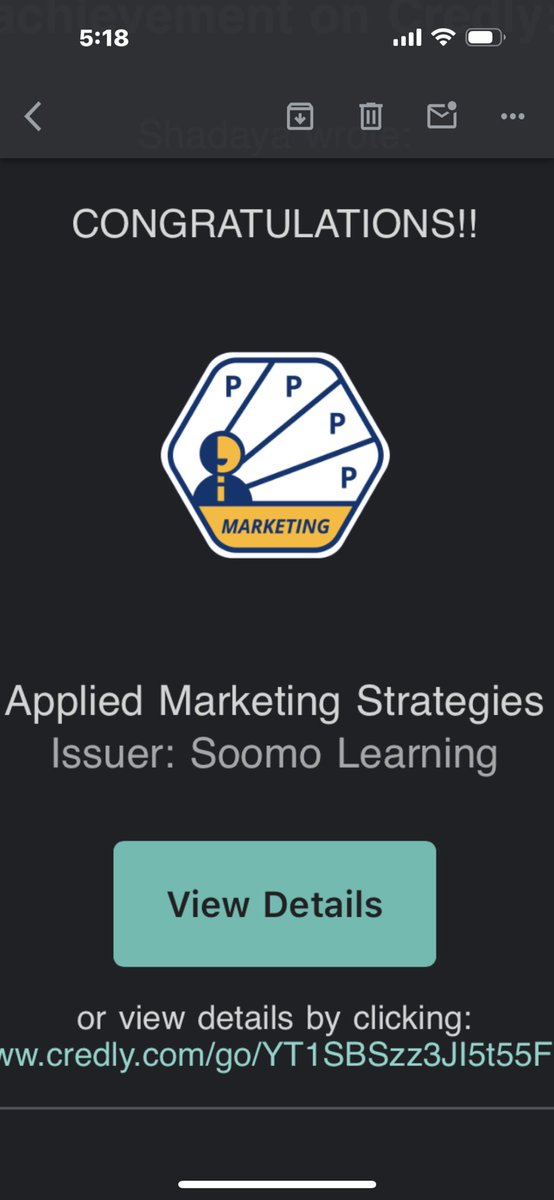 OMG 😱 😍😅‼️ I RECEIVED MY FIRST BADGE IN MARKETING 🥰😍🔥‼️ This is such a bittersweet moment for me knowing I wanted to give up because I’ve been so tired 😫! No matter what tho!! I can’t give up 🥰‼️
#Bosslady #marketer #Marketing #MarketTrends #BusinessGrowth @SoomoLearning