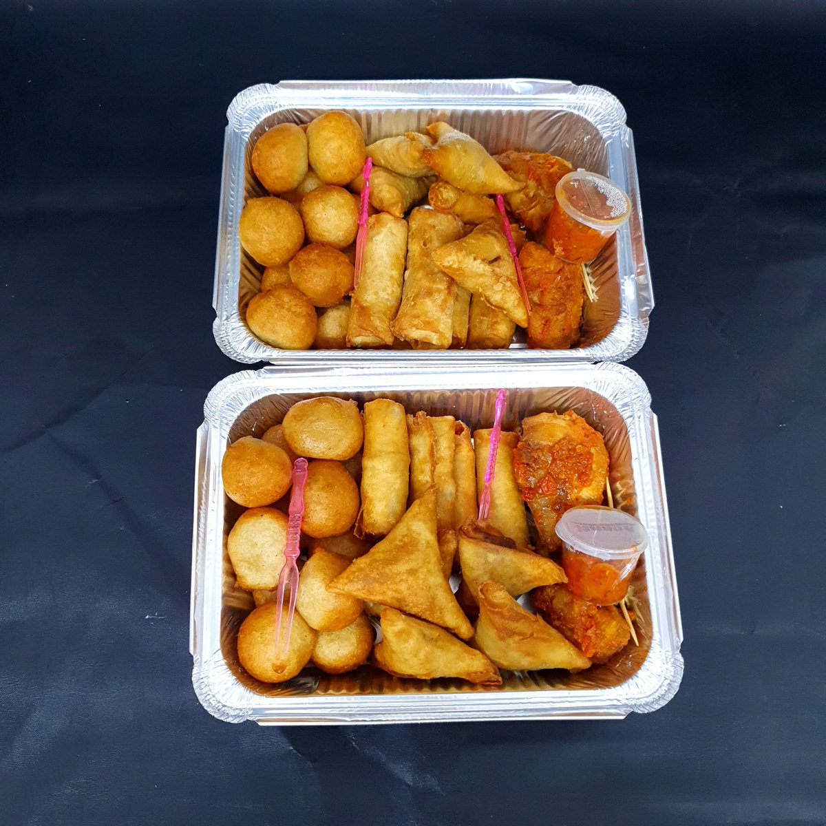 It's another weekend; eat small chops. Price: 5000 each. Send a DM or use the WhatsApp link in bio to place an order.😊