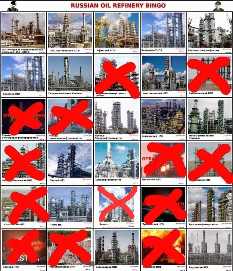 eat_your_lasers's tweet image. My favorite bingo at the moment. 

#Ukraine #EndRussianOil