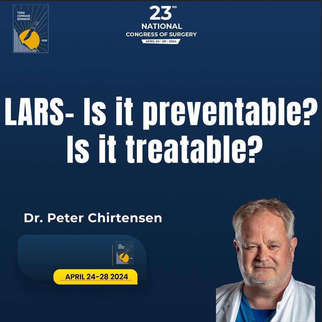 Cihangir Akyol, MD, FACS, FASCRS, FEBS-C (@cihangirakyol) on Twitter photo Low anterior resection syndrome- Is it preventable? Is it treatable? An outstanding lecture by <a href="/PeterCh12345/">Peter Christensen</a> Peter Chirtensen. <a href="/TKRCD_/">TKRCD</a> <a href="/escp_tweets/">European Society of Coloproctology</a> <a href="/nlavellaneda/">Nicolas Avellaneda</a> <a href="/AUHcolorectal/">Peter Christensen</a> <a href="/dradembayraktar/">Adem Bayraktar</a> <a href="/SezaiLeventoglu/">Sezai Leventoglu</a> <a href="/FezaYarbug/">Feza Yarbuğ Karakayalı</a> Low anterior resection syndrome- Is it preventable? Is it treatable? An outstanding lecture by <a href="/PeterCh12345/">Peter Christensen</a> Peter Chirtensen. <a href="/TKRCD_/">TKRCD</a> <a href="/escp_tweets/">European Society of Coloproctology</a> <a href="/nlavellaneda/">Nicolas Avellaneda</a> <a href="/AUHcolorectal/">Peter Christensen</a> <a href="/dradembayraktar/">Adem Bayraktar</a> <a href="/SezaiLeventoglu/">Sezai Leventoglu</a> <a href="/FezaYarbug/">Feza Yarbuğ Karakayalı</a>