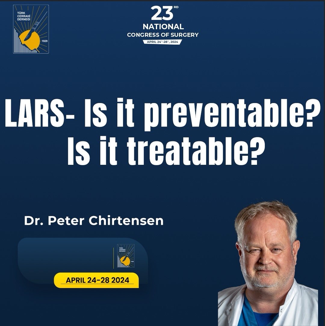 Low anterior resection syndrome- Is it preventable? Is it treatable? An outstanding lecture by @PeterCh12345 Peter Chirtensen. @TKRCD_ @escp_tweets @nlavellaneda @AUHcolorectal @dradembayraktar @SezaiLeventoglu @FezaYarbug