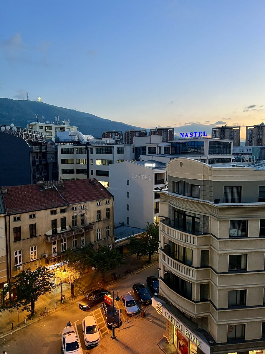 View from my room in Skopje