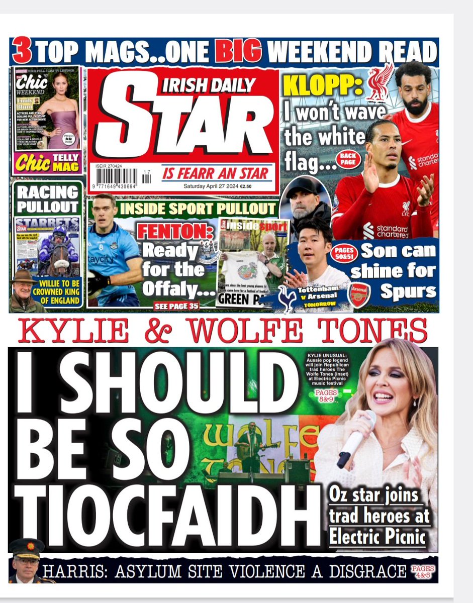 Today's @isfearranstar from headlines you didn't think you'd see file