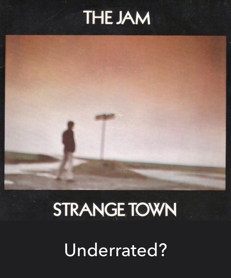 I’ve had numerous comments asking why Strange Town has been included in the polls of underrated tracks by #TheJam currently running. 🤔

To those who suggested the song and those who have voted for it please help me out by explaining why you think it’s underrated.