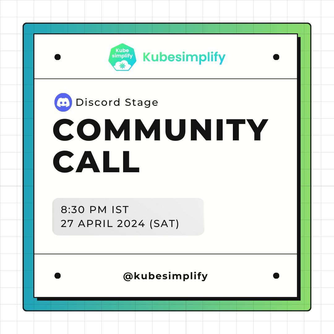 🚨Community Call Alert 🚨 We are excited to host out 2nd community for the month of April, where we'll cover: 👉 community updates, 👉 upcoming events, & much more! 📅 Date: Today (April 27, 2024) ⏰ Time: 8:30pm IST Set your reminders now buff.ly/49L0yAH