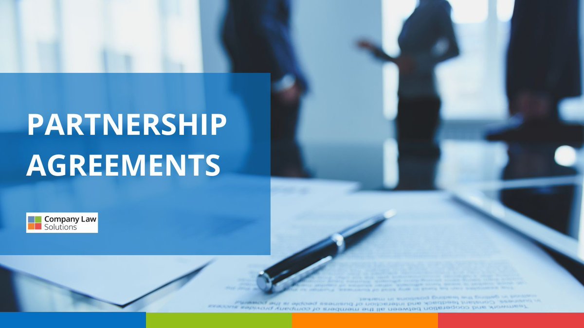 There is no statutory requirement to register (or even to have) a written partnership agreement, but such an agreement is essential in practice. 

We can help ⬇️
buff.ly/2v9TteZ 

#PartnershipAgreement #CompanyLaw