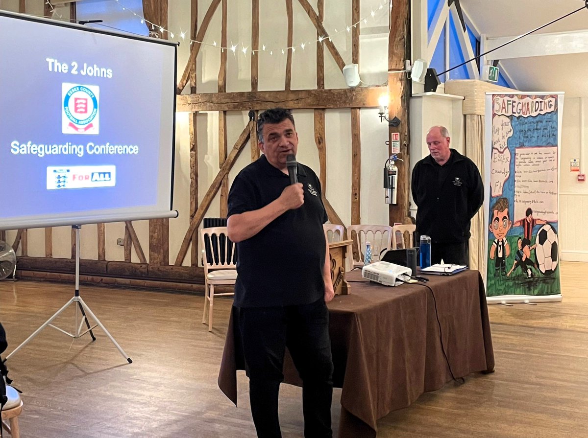 Our Youth Council had members present at the recent #Essex County FA #Safeguarding Conference, providing a younger-person’s perspective. The ever-engaging and informative <a href="/JohnsThe2/">The2Johns</a> from eSafety Training were also key speakers, sharing important insights: bit.ly/SGConf24