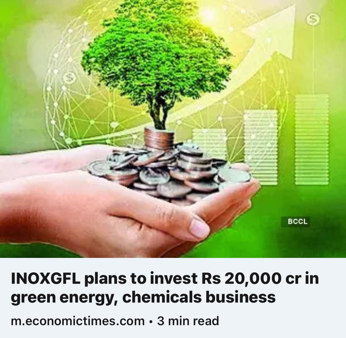 Devansh Jain, Executive Director, INOXGFL Group shares his view with @EconomicTimes on the massive growth Capex across all INOXGFL Group companies in the green energy and chemicals business space over the next 4-5 years, starting FY2025. This promising move will further bolster…