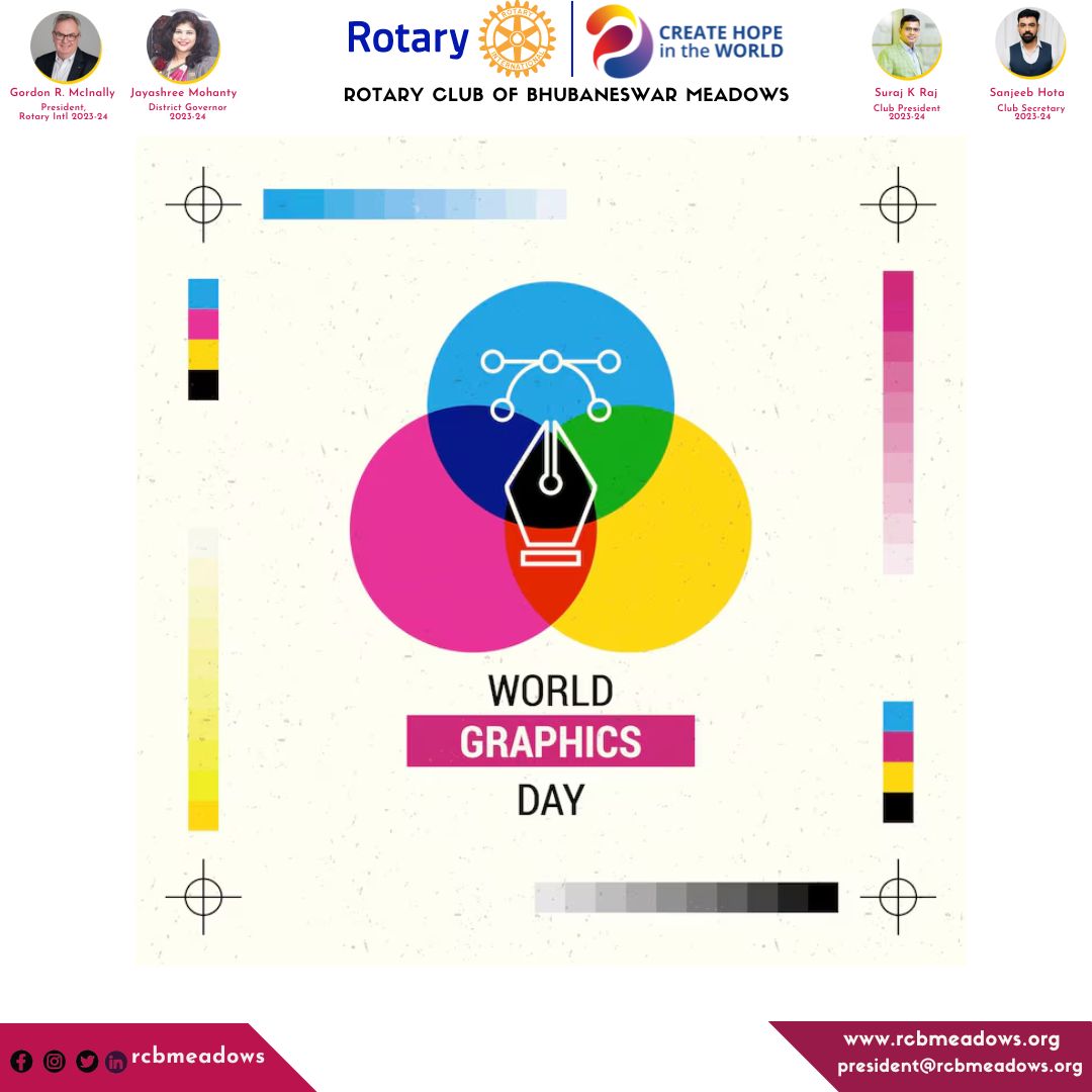 Sending a shoutout to the design mavens at RCBMeadows on World Graphic Design Day! 🎨 Your creations are the visual heartbeat of brands, igniting inspiration and leaving lasting impressions. Keep crafting magic with every pixel! 💻✨ #GraphicDesignDay #RotaryClub #RCBMeadows