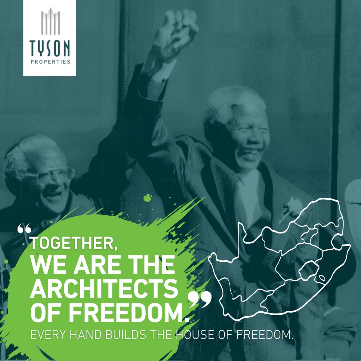 'For to be free is not merely to cast off one's chains, but to live in a way that respects and enhances the freedom of others.' - Nelson Mandela
#freedomday2024 #tysonpropertiespta #expectmore