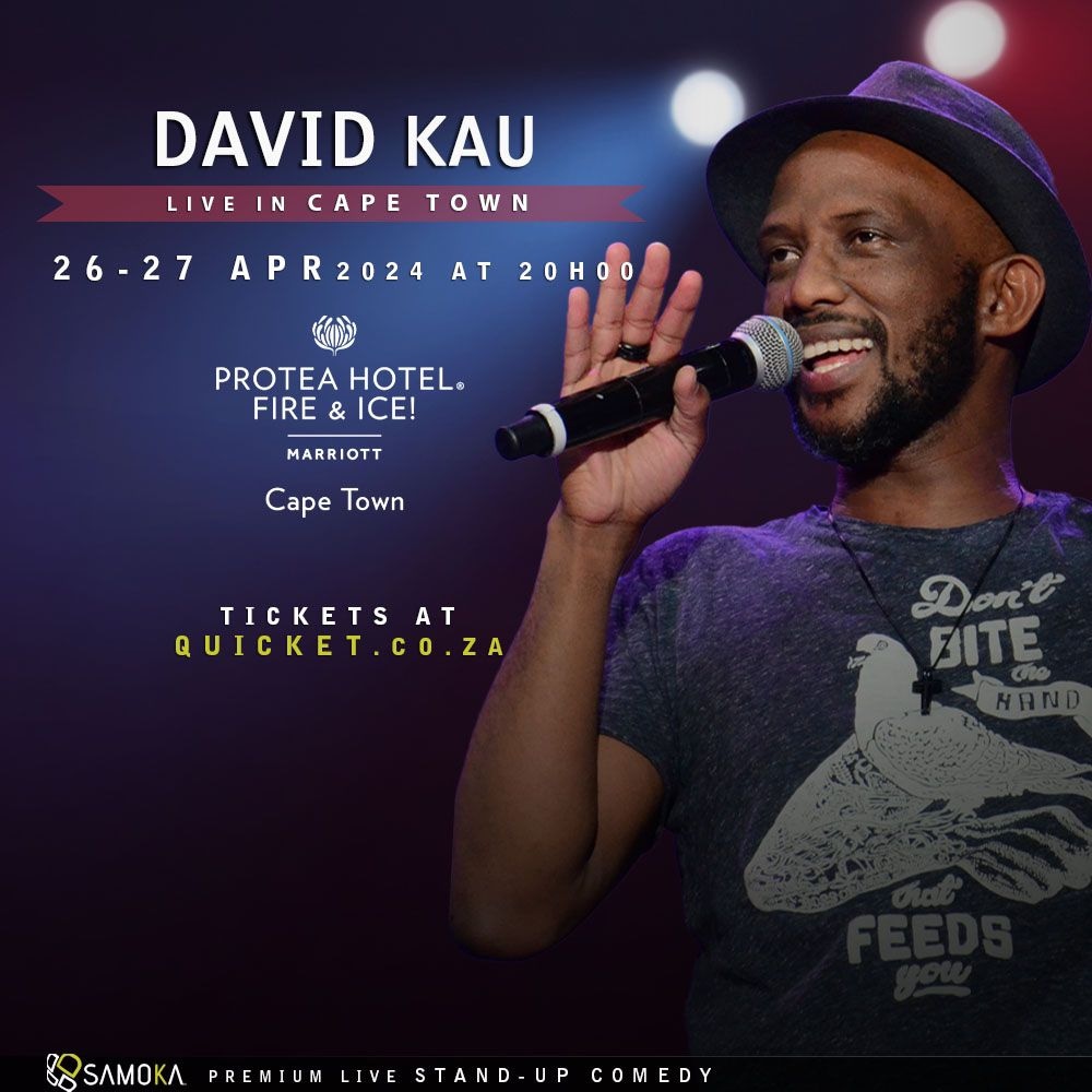 today 27 April 2024 Venue @FireandIceCT Join @davidkau1 live in Cape Town Tickets at @QuicketSA click quicket.co.za/events/253931-… @SAMOKA_SA #Comedy #laugh #capetown Cape Town gig guide