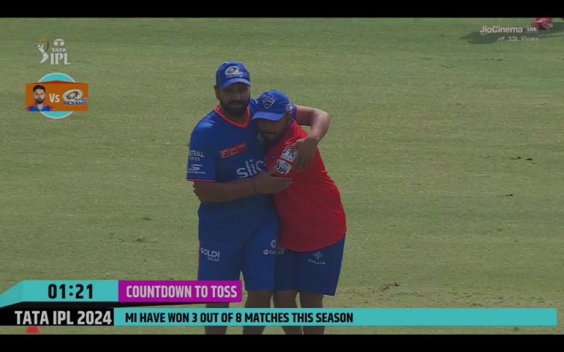 Rohit Sharma hugs prithvi shaw