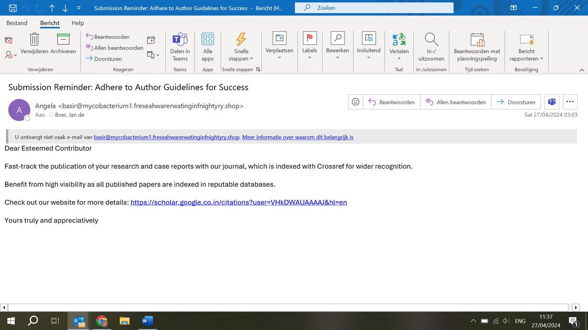 Sorting through the endless number of academic opportunities on a Saturday morning. Thank you for think about me Basir.