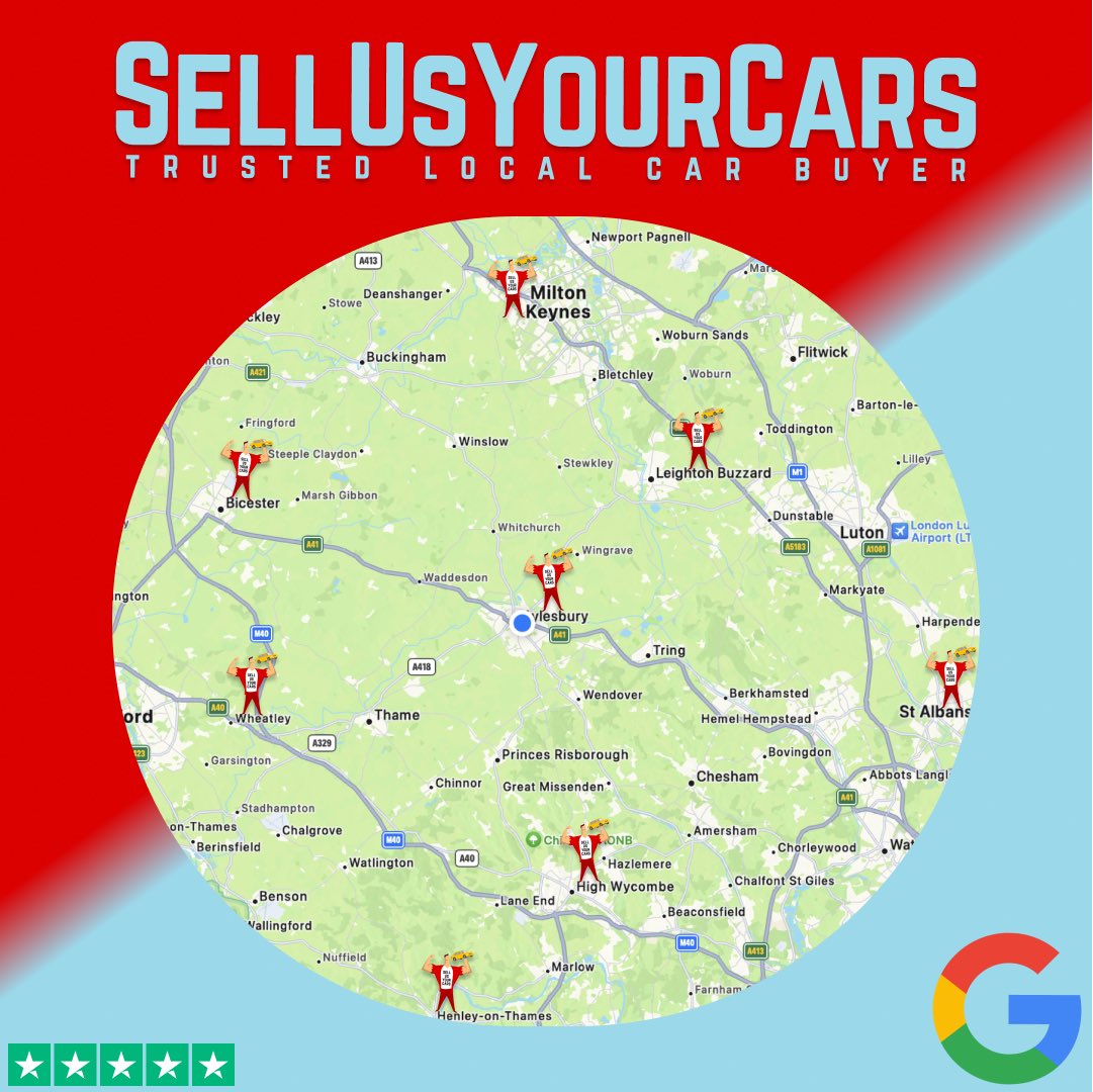 Do you live local to Aylesbury? We pay the highest price for cars in Aylesbury and surrounding areas! Don’t believe us? Head to our website now to find out! 📍🚗

🌐sellusyourcars.co.uk 
📍Aylesbury, Buckinghamshire. 

#buyyourcar #sellmycar #aylesbury #buckinghamshire