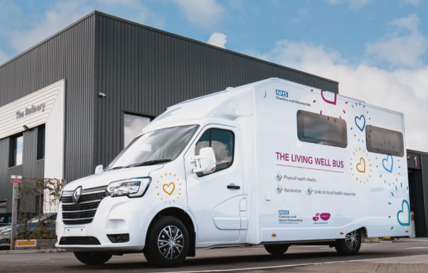 The Living Well Bus is at Aintree Asda now, providing health checks & routine immunisations, including the MMR to protect against measles. Open until until 4pm today - no appointments needed. You can find Living Well Bus updates at sefton.gov.uk/living-well-bus #MySefton