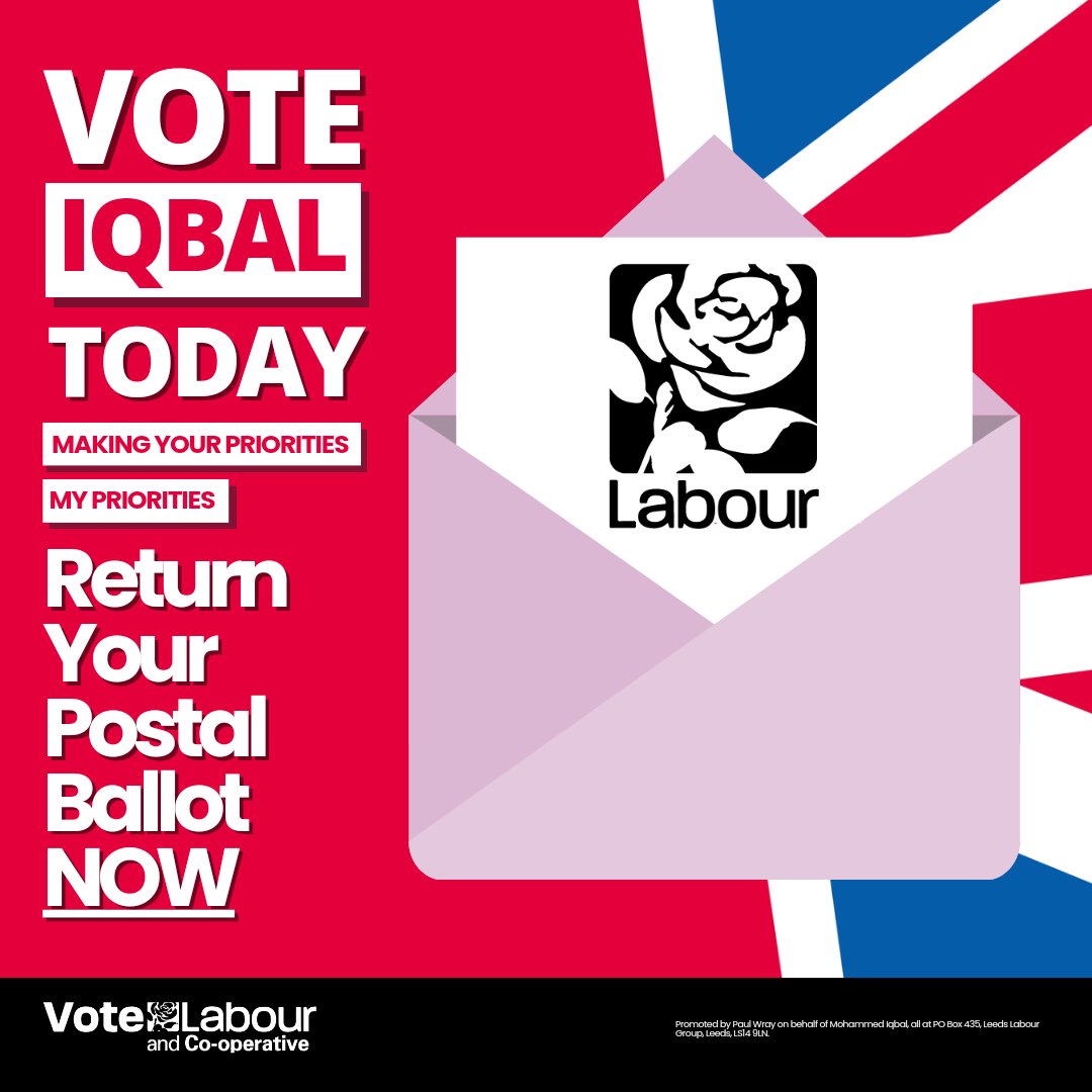Don't delay, return your postal vote back today.