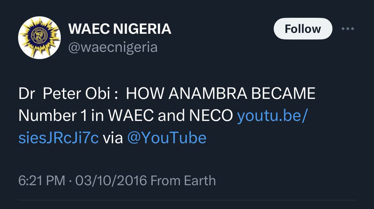 It’s a Shame WAEC! Because of Bola Tinubu drug money, you compromised your age long reputation!

I wish I can tear and burn my WARC certificate! 

No wonder your ratings dropped!